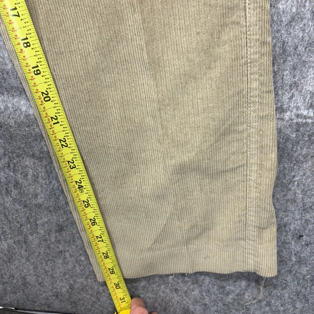 Vintage LL Bean Pathfinder Corduroy Pants Men's 34 x 29 Tan‎ Preppy Academia
